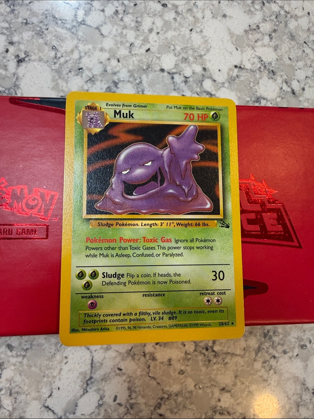 Pokemon Muk Trading Card rare 95-98 collection